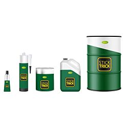 Sticktrick Papierkleber